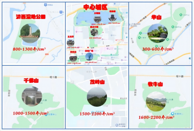 泉城首份景點(diǎn)負(fù)氧離子“地圖”新鮮出爐！
